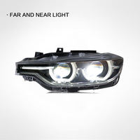 Feux de voiture pour BMW Série 3 F30, projecteur de phare LED, lentille 2013-2018 F35 320i 325i DRL Angel Eye, accessoires automobiles