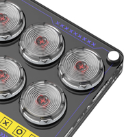 Clavier de jeu Hitbox pour PS5 XBOX Switch Clavier Patten à impression UV personnalisé RGB