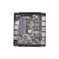 Harga Murah Win 10 11 Server tertanam Linux Router 4 Dual Lan X86 Intel Celeron J4125 J4105 industri tanpa kipas Pc Mini