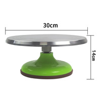 Support à gâteau en métal robuste outils de cuisson Table tournante Table rotative support à gâteau support rond rotatif gâteau