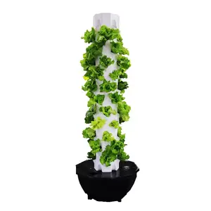温室菠萝航空生长塔水培垂直花园系统