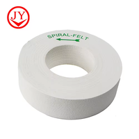 Meule abrasive pour verre/meule de polissage en laine/meule de polissage en feutre en spirale pour machine à biseauter et à déligner le verre
