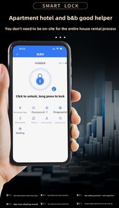 Tongtong Finger abdrucks chloss für Holztüren Anpassbare Diebstahls icherung Haus-und Apartment-Hotel miethäuser mit Passwort funktion - Product Image 4