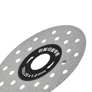 Disque de coupe diamanté à sec 100 mm pour dalles, carreaux de porcelaine, céramique, marbre – Lame de coupe fine pour machine à marbre et meuleuse d'angle - Product Image 4