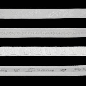 कस्टम 10 मिमी बुना हुआ चमकदार रंग कढ़ाई फीता नायलॉन स्पैन्डेक्स लोचदार कमर - Product Image 6