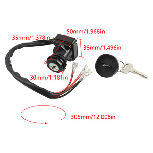 Interruptor de Encendido para Motocicleta Zuqing DH002 para LTZ400 KFX400 LFZ400 con Llave de Aluminio - Product Image 2
