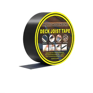 Custom Waterproof Self Adhesive Butyl Flashing Tape Deck Joist Tape For Decking Beams