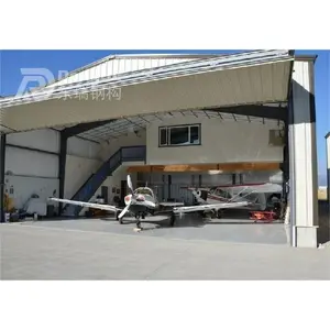 Cúpula ligera estructura de acero marco hangar metal materiales de construcción