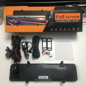 Espejo retrovisor Dash <span class=keywords><strong>Cam</strong></span> HD Streaming Media Recorder Grabación dual delantera y trasera 4K Ultra HD Grabadora de conducción transfronteriza - Product Image 2