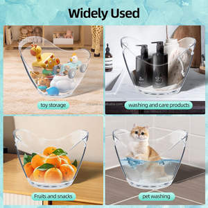 冰桶 4 升 香槟酒桶 透明塑料饮料桶 派对饮料冰桶 适用于葡萄酒、香槟或啤酒瓶 - Product Image 5