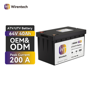 ATV UTV 64V 40Ah LiFeP04 배터리 팩 120A 최대 방전 배터리 병렬형(SxS) 배터리 고출력 리튬 배터리 - Product Image 1