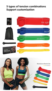 Bán buôn zakerda TPE kéo dài trợ lý kháng tập thể dục phòng tập thể dục tập thể dục sức mạnh đào tạo cơ thể xây dựng bền - Product Image 5