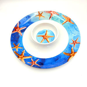 Fashion Life piring melamin plastik ringan, peralatan makan aman untuk diet makanan sarapan telur - Product Image 1