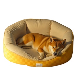 Coussin <span class=keywords><strong>pour</strong></span> <span class=keywords><strong>chien</strong></span> et chat universel quatre saisons, amovible, lavable, petit <span class=keywords><strong>chien</strong></span>, <span class=keywords><strong>grand</strong></span> animal de compagnie, 100% coton, sécurité sensorielle, semi-fermé - Product Image 1