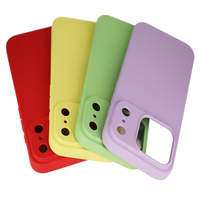 Coque de téléphone portable en silicone liquide TPU, vente en gros directe usine, avec protection de cadre à grande ouverture pour iPhone 18 17 16 Pro Max
