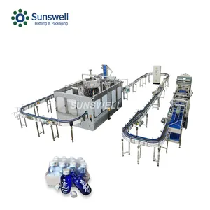 Automatic Glass Bottle Rotary Servo Piston Valve Filling Line For Viscous Oil Jam