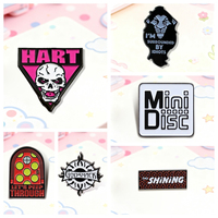 Broche en émail souple en alliage de zinc avec logo personnalisé du fabricant, thème musique rock, souvenir de concert, cadeau, vente en gros