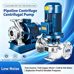 Pompe centrifuge verticale ISG à haute efficacité pour la circulation de l'eau et le surpressionnement en systèmes CVC pour immeubles de grande hauteur - Product Image 2