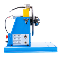 110V / 220V CE 10KG HD-10 déplacement de soudure petites Tables de travail rotatives avec mandrin de tour de 65mm Mini plateau tournant de positionneur de soudage