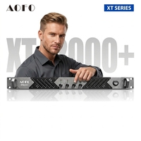 Amplificateur de puissance numérique professionnel 4 canaux 2000W, audio haute résolution, impédance 4 ohms, construction métallique, système de sonorisation de scène AOFO