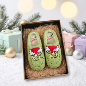 Nouvelle Arrivée Chaussons 3D <span class=keywords><strong>Grinch</strong></span> en Polyester Doux et Confortables pour Adultes, Idéals pour la Maison, l'Intérieur, l'Extérieur, les Fêtes, la Famille et Noël - Product Image 2