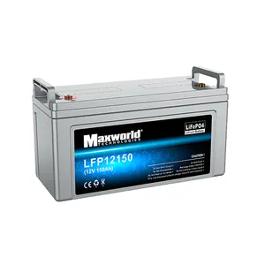 공장 가격 12V 150AH 딥 사이클 리튬 이온 인산염 배터리 팩 (BMS 고성능 리튬 이온 배터리 팩 포함) - Product Image 1