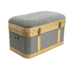 velvet sponge trunk box storage ottoman wooden organizer trunk storage box