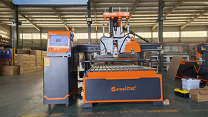 Router CNC para carpintería con cabezal de corte de husillo horizontal para gabinetes y muebles, motor de 9kW, fácil de operar, bomba de motor - Product Image 4