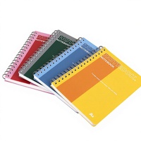 Carnet à spirale personnalisé OEM en PP avec logo imprimé, format A5/B4, couverture rigide, 80 feuilles, journal d'affaires, cadeau promotionnel