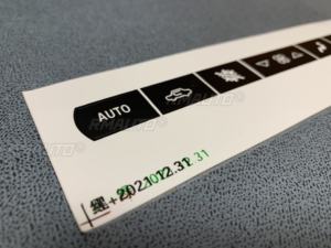 Kit de réparation d'autocollants pour boutons de commande de climatisation de voiture, pour Chevrolet Corvette C6 2005 2006-2013 - Product Image 5