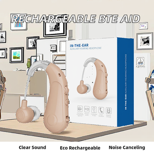 Audífonos Médicos VOHOM VHP-1710 BTE Clase II, Recargables, Digitales, Mini Amplificador de Sonido de 8 Canales, Ecológicos, con Reducción de Ruido - Product Image 2