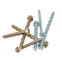 M8 M10 M12 Acier zingué Tête hexagonale Ciment Vis Ancrages pour béton Maçonnerie pour blocs et briques Applications