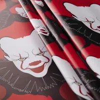 Designer benutzer definierte Halloween gruselige Clown Muster digital gedruckt wasserdichte Kunstleder Blätter Stoff druck Logo für Buch bindung