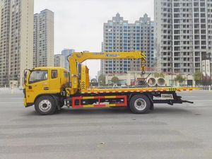 Camión de auxilio de plataforma plana Sino de 4 toneladas con grúa, camión de remolque de China de 2 toneladas y 3 toneladas - Product Image 6