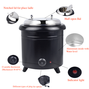 Chauffe-soupe de qualité commerciale 10L 13L avec pot amovible pour les grandes réunions de <span class=keywords><strong>famille</strong></span>, les restaurants - Product Image 6