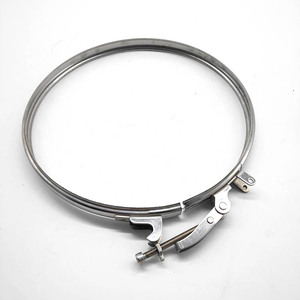 Acero inoxidable y acero inoxidable <span class=keywords><strong>galvanizado</strong></span> 6 pulgadas <span class=keywords><strong>de</strong></span> pared ajustable correa <span class=keywords><strong>de</strong></span> soporte para la estufa <span class=keywords><strong>chimenea</strong></span> <span class=keywords><strong>de</strong></span> combustión - Product Image 2