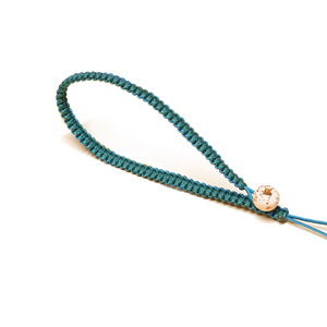Pendentif de rétroviseur de voiture artisanal, nœud plat, corde tressée à la main, boucle détachable, style traditionnel chinois, intérieur de voiture - Product Image 5