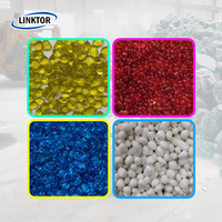 ODM OEM 2-4MM 6-9MM Piedras de vidrio plano Cuentas de vidrio transparente Guijarros de vidrio verde Azul Rojo utilizados en la decoración del jardín