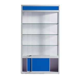 Espositore per <span class=keywords><strong>farmacia</strong></span> con ripiani in vetro temperato moderna <span class=keywords><strong>farmacia</strong></span> con porte chiudibili a chiave - Product Image 3