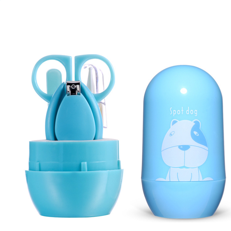 С животным принтом; Утепленные детские машинки для стрижки ногтей, набор для ухода за ногтями комплект из 4-х предметов из сапоги цилиндрической формы кусачки для ногтей