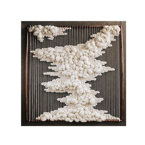 Vải bức tranh nghệ thuật tường trang trí nội thất khung Vintage phong cách hình ảnh sợi tường nghệ thuật vải nghệ sĩ trang trí nội thất - Product Image 1