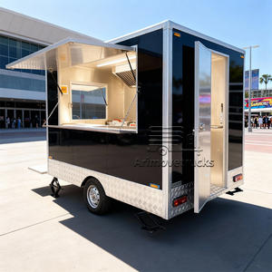 Camion de restauration mobile entièrement équipé, remorque de restauration mobile d'extérieur, camion de restauration BBQ, camion de <span class=keywords><strong>kebab</strong></span> vintage à vendre au Canada - Product Image 4