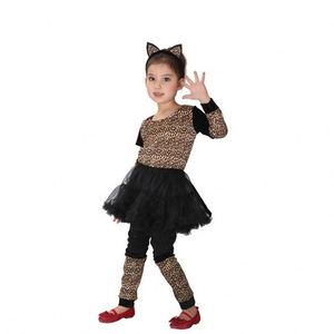 Vestidos de Tutú con Estampado de Leopardo Salvaje para Niñas de 1 a 8 Años, Estilo Verano 2024, para Cumpleaños, 4ourcostumes - Product Image 5