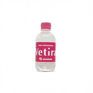 Bouteille d'eau en plastique PET La Millou White Label 250 ml, écologique, impression numérique, articles promotionnels, design moderne, ronde - Product Image 2
