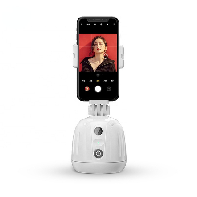 Auto Tracking Phone Holder 360 Degrees Rotation Smart Face Body Track Mount Tracking Tripod for Vlog Shooting Live Streaming