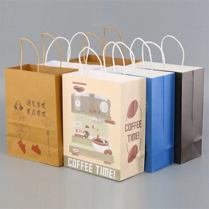New Arrivals White Paper Shopping <b>Bags</b> Packaging Paper <b>Bags</b> Thank You Eco-Friendly Kraft Paper <b>Bag</b> For <b>Bread</b> - Product Image 1