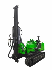 High-efficiency Hard Rock Drilling Multifunctional Hydraulic Solar Photovoltaic <strong>Pile</strong> <strong>Driver</strong> - Product Image 5