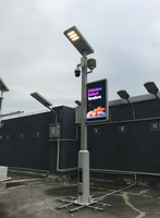TOPLED Panneau de gestion centralisée sans fil pour la publicité de rue extérieure P4 Light Pole Led Display Screen