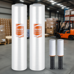 Rouleau de film étirable Vevor 15 po x 1000 pi LLDPE, résistance industrielle, poignées pour palettes - Product Image 2