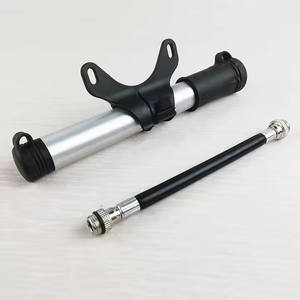 ปั๊มลมจักรยานขนาดเล็กแรงดันสูง วาล์ว Schrader สำหรับจักรยานเสือภูเขาและจักรยานถนน ทำจากอลูมิเนียมอัลลอยด์และพลาสติก พร้อมเกจวัดแรงดัน - Product Image 5